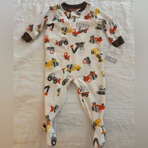 Carter’s Fleece Blanket Sleeper Pajamas NWT 12m
